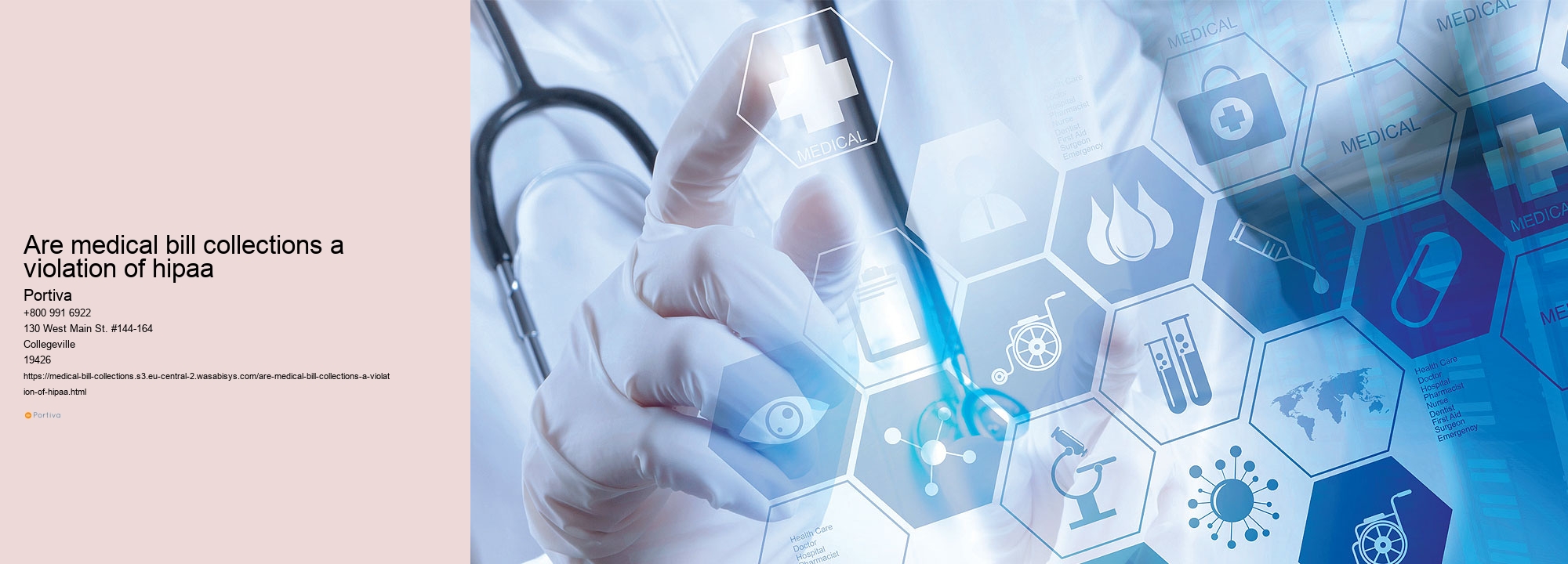 are medical bill collections a violation of hipaa