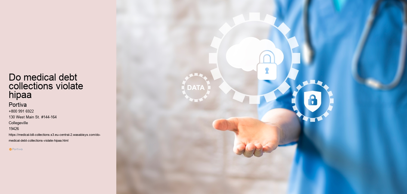 do medical debt collections violate hipaa
