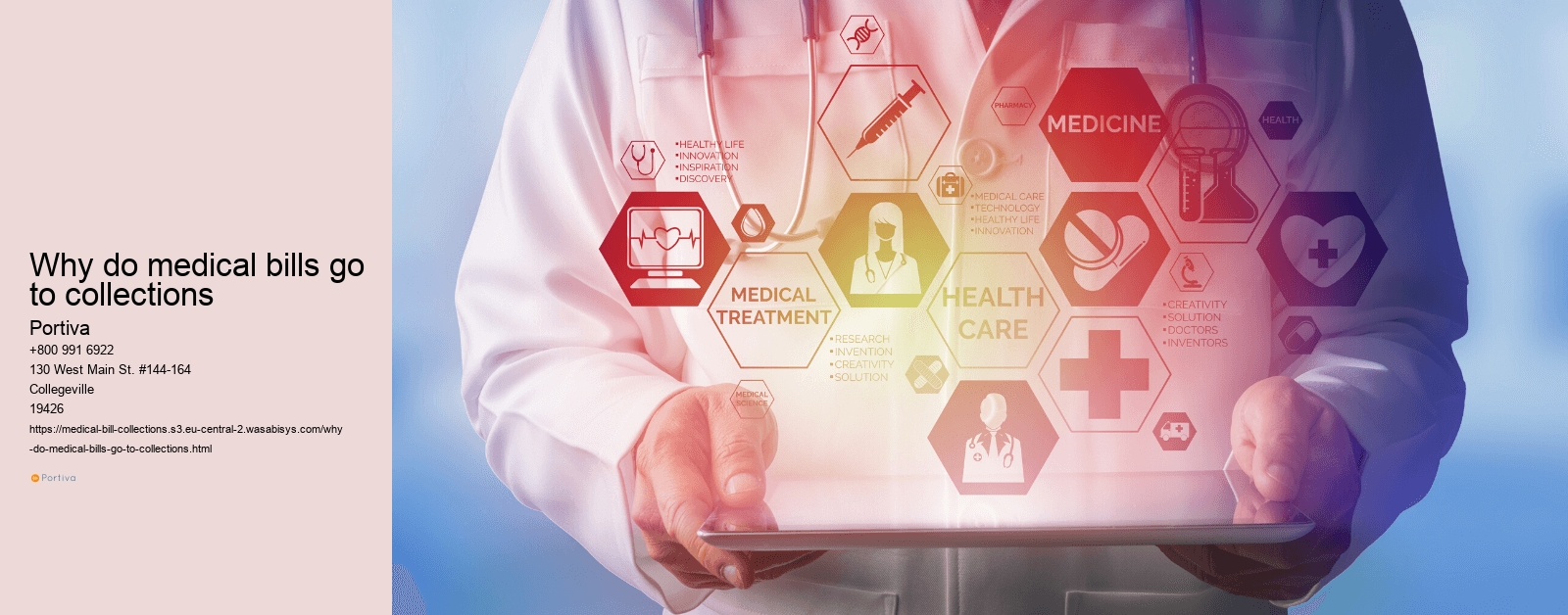 why do medical bills go to collections